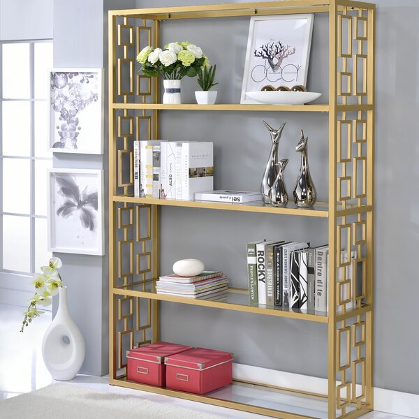 Rhys Etagere Bookcase By Everly Quinn