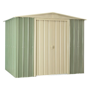 7 ft. 8 in. W x 5 ft. 9 in. D Metal Storage Shed