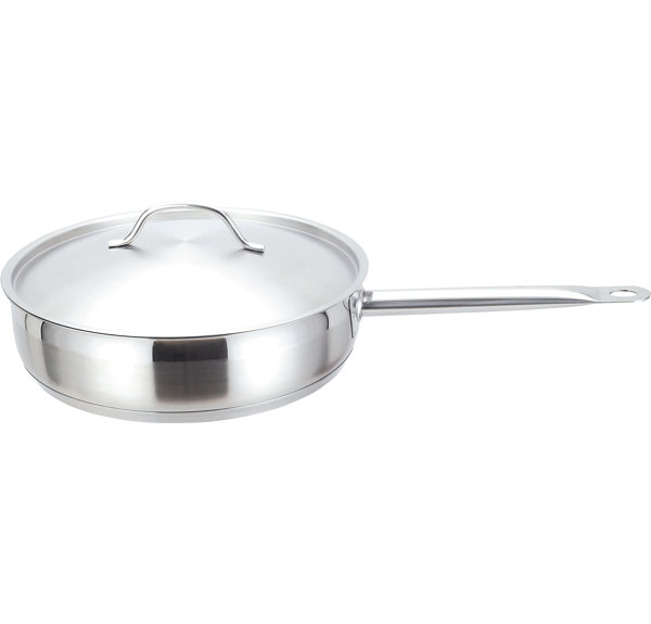 Cosette Pro Saute Pan with Lid by Symple Stuff