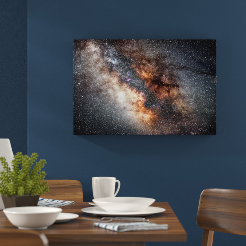 17 Stories Centre Of The Milky Way Wall Art On Canvas Wayfair Co Uk