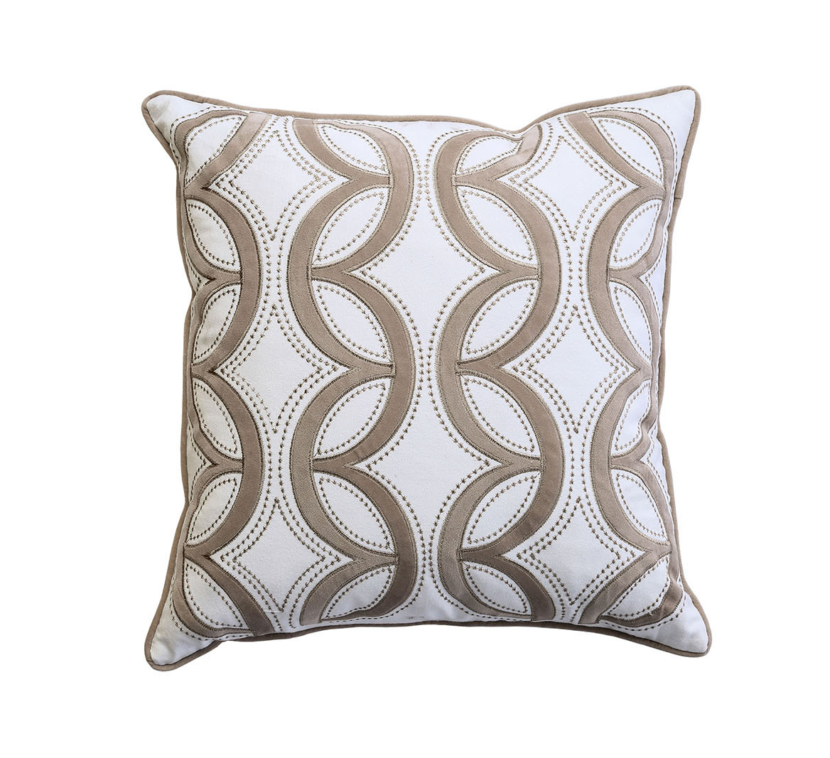 Breakwater Bay Nicholas Contemporary Waterflow Feather Cotton Throw Pillow Wayfair
