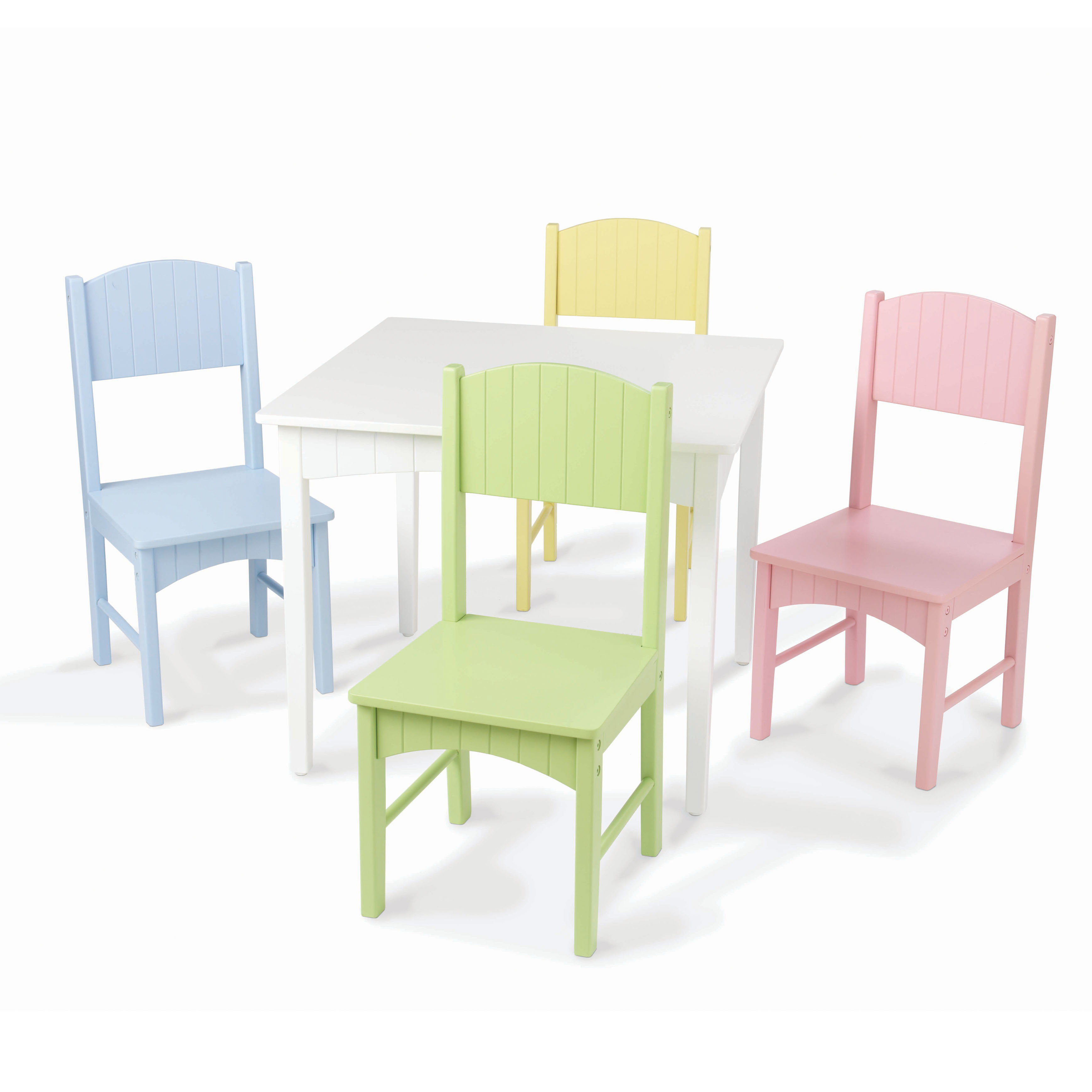 KidKraft Nantucket Kids 5 Piece Table & Chair Set & Reviews | Wayfair KidKraft Nantucket Kids 5 Piece Table & Chair Set & Reviews | Wayfair