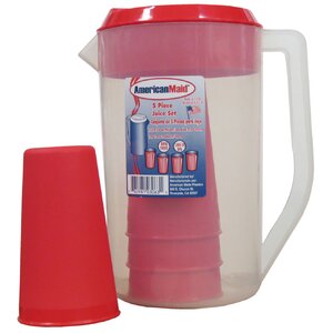 5 Piece Juice 64 Oz. Pitcher Set