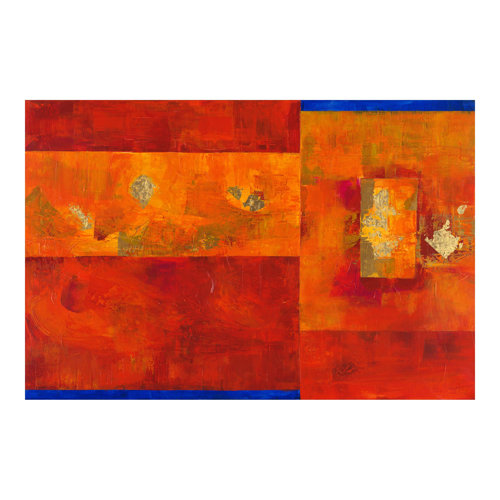 'Abstract Memory' by Petra SchÃ¼Ãler 2.55m x 3.84m Textured Matt Peel & Stick Wall Mural East Urban Home