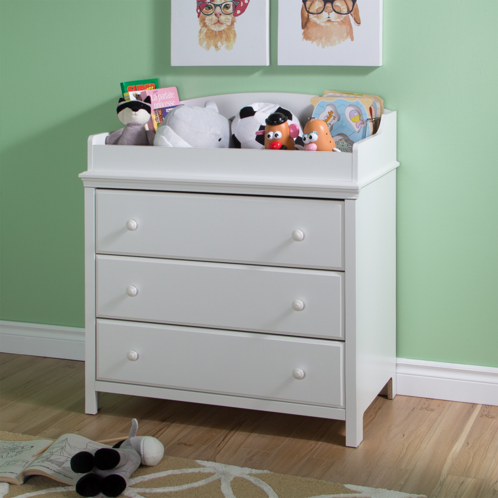 changing table and dresser in one