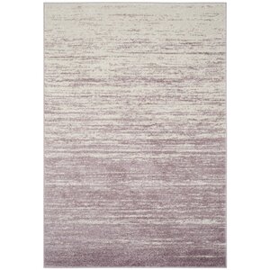 Schacher Purple/Cream Area Rug