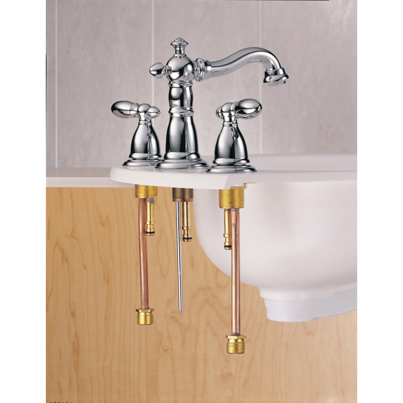 Delta Faucet Victorian 2-Handle Widespread Bathroom Faucet ...