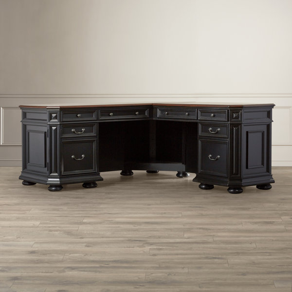 Darby Home Co Stina L Shaped Executive Desk Reviews Wayfair