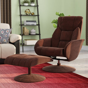 Winnols Microfiber Recliner and Ottoma..
