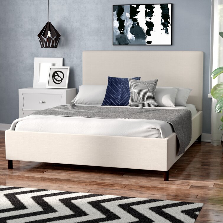 Mistana™ Emery Upholstered Low Profile Bed & Reviews | Wayfair