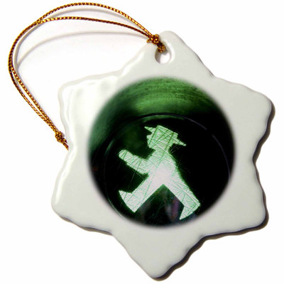 Germany Berlin Alexanderplatz Ddr Museum Ampelmann Snowflake Holiday Shaped Ornament The Holiday Aisle