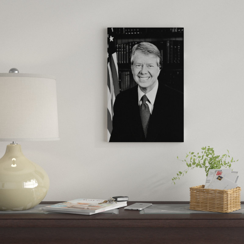 East Urban Home 'Portrait of President Jimmy Carter' Graphic Art Print
