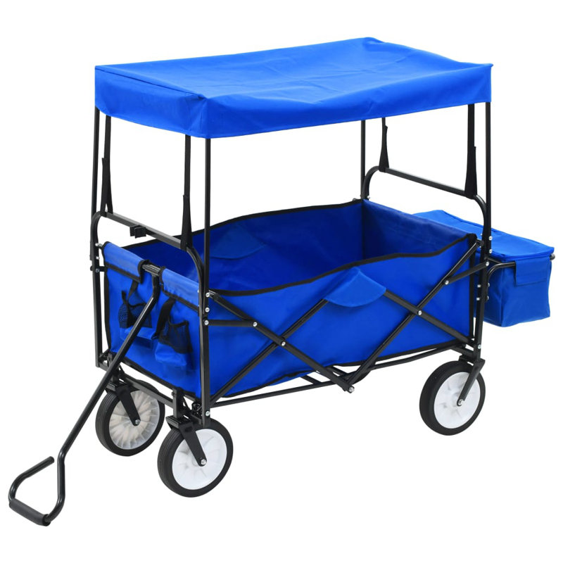 Vidaxl 165 3 Lb Capacity Folding Hand Truck Dolly Wayfair