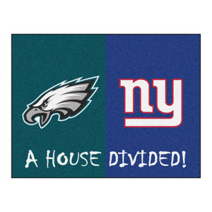NFL House Divided - Eagles / Giants House Divided Mat