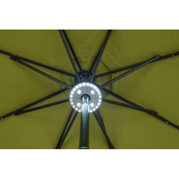 Arlmont Co Jaydon 28 Led Patio 3 Level Dimming Umbrella Lighting Wayfair