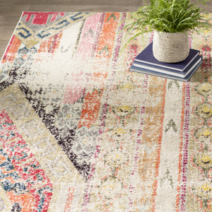 Elston Abstract Multicolor Area Rug