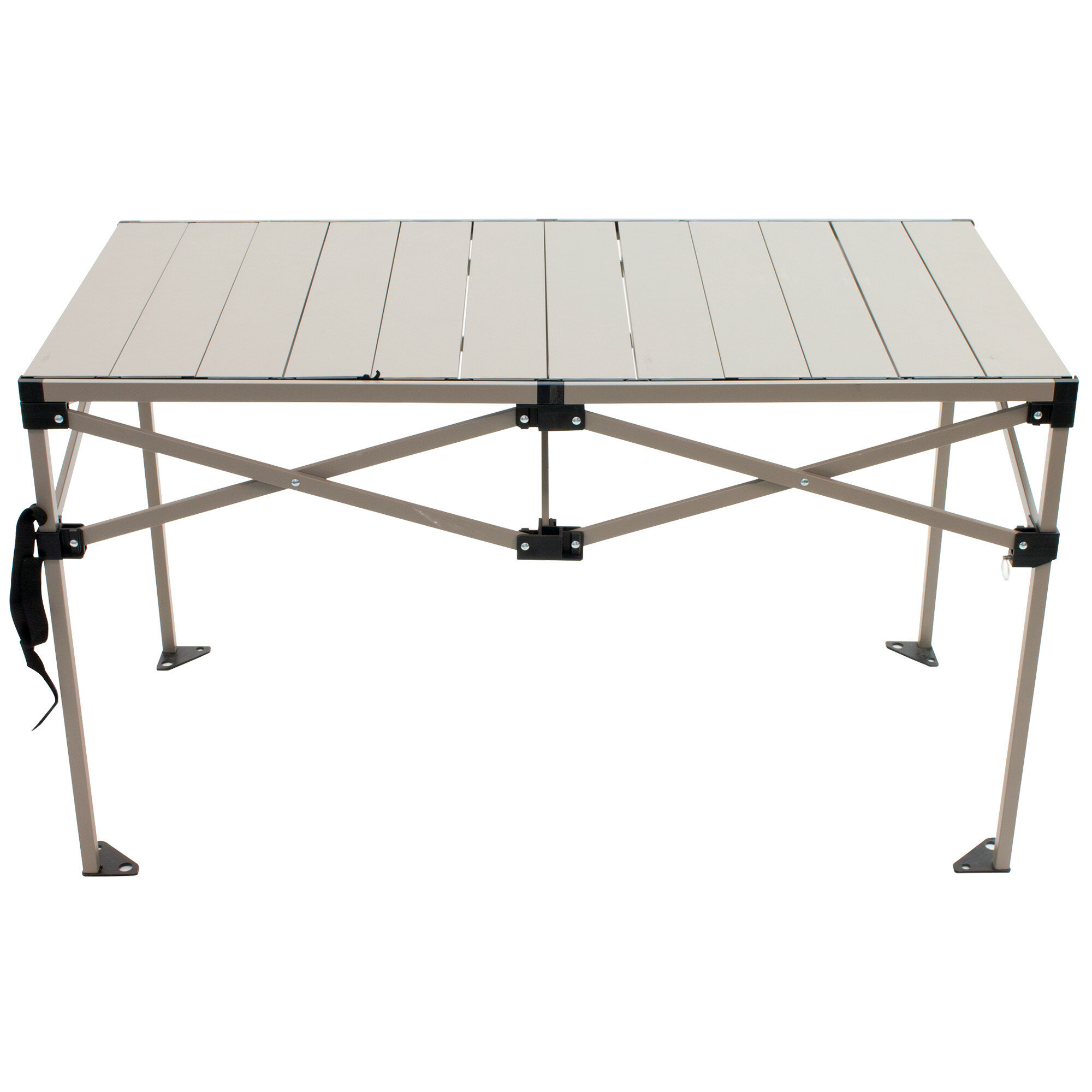 Arlmont Co Adrianna Roll Top Folding Aluminum Camping Table Wayfairca