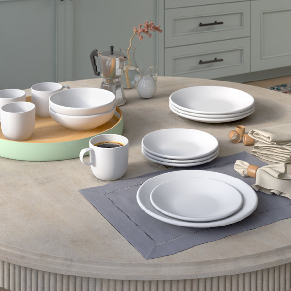 Red Vanilla Everytime 24 Piece Dinnerware Set Service For 6 Reviews Wayfair