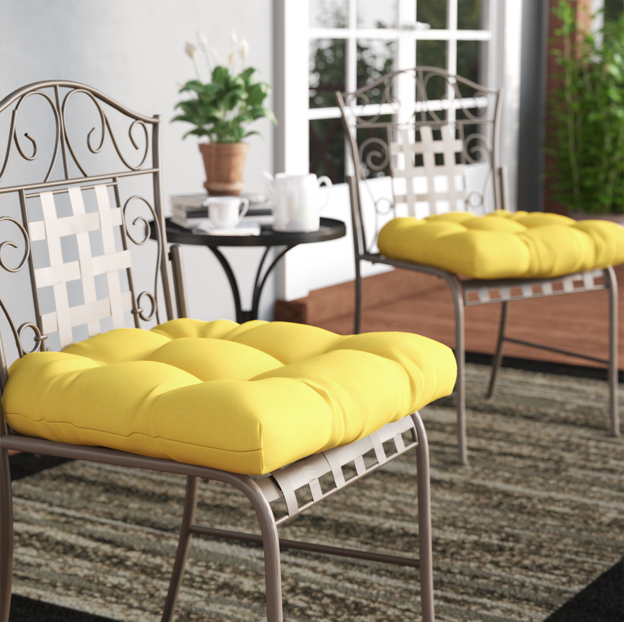 Dining Chair Cushions Yellow / Yellow Dining Chair Cushions Dreamehome