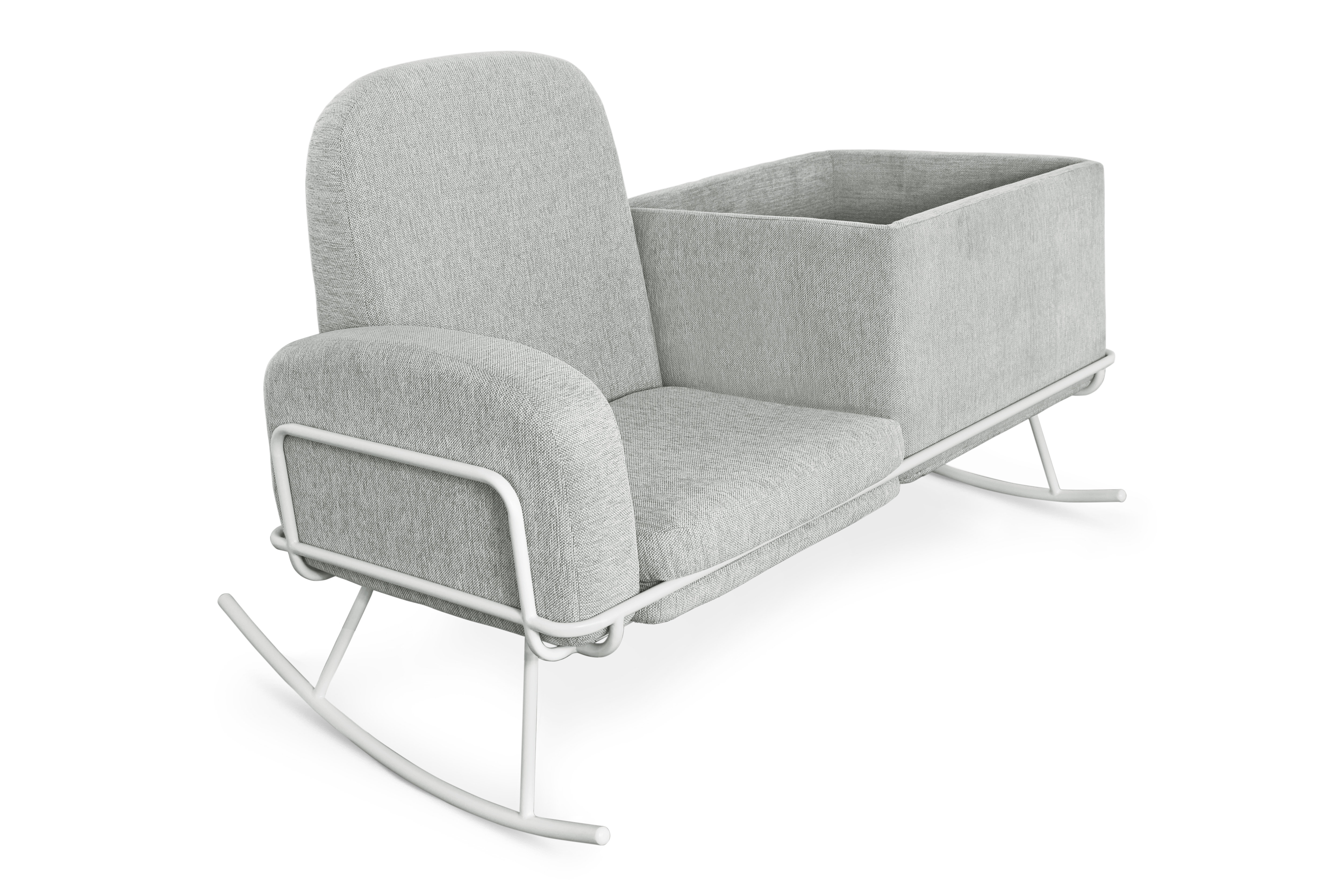 rocking chair with bassinet