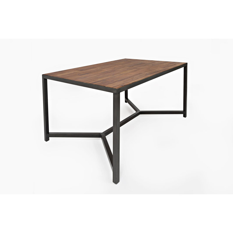 Watertown Contemporary Wood and Metal Dining Table AllModern