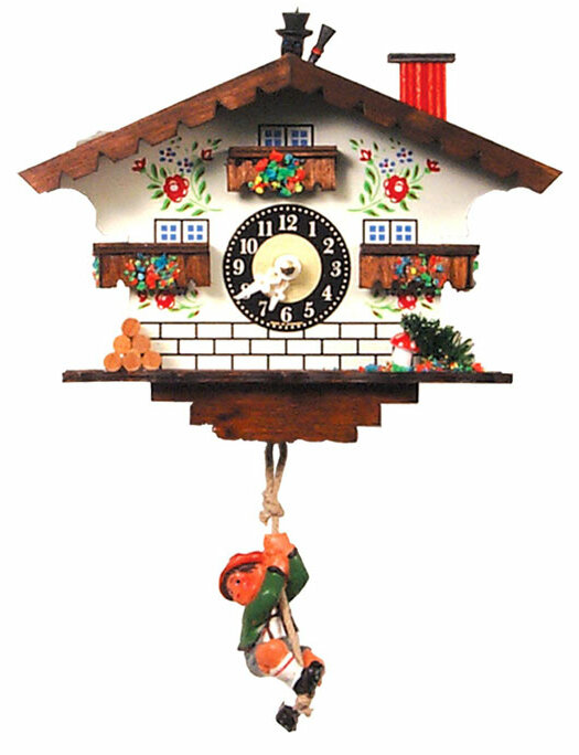 Home Decor Decoration Childrens Bedroom Office qiuqiu Cuckoo//Coo-Coo Clock Black Forest Kitchen for Living Room