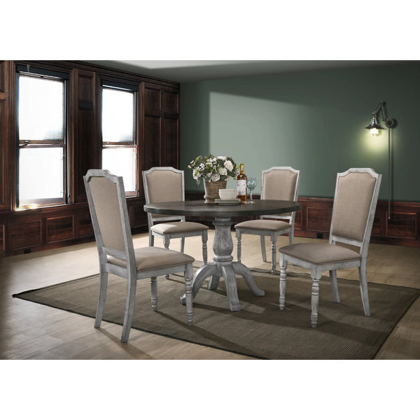 New Mariposa 5 Piece Solid Wood Dining Set No Copoun