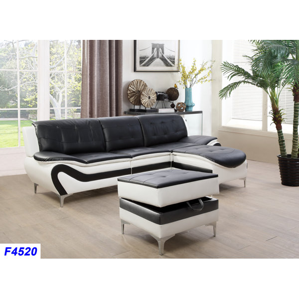 Dey Sectional With Ottoman By Orren Ellis Best #1