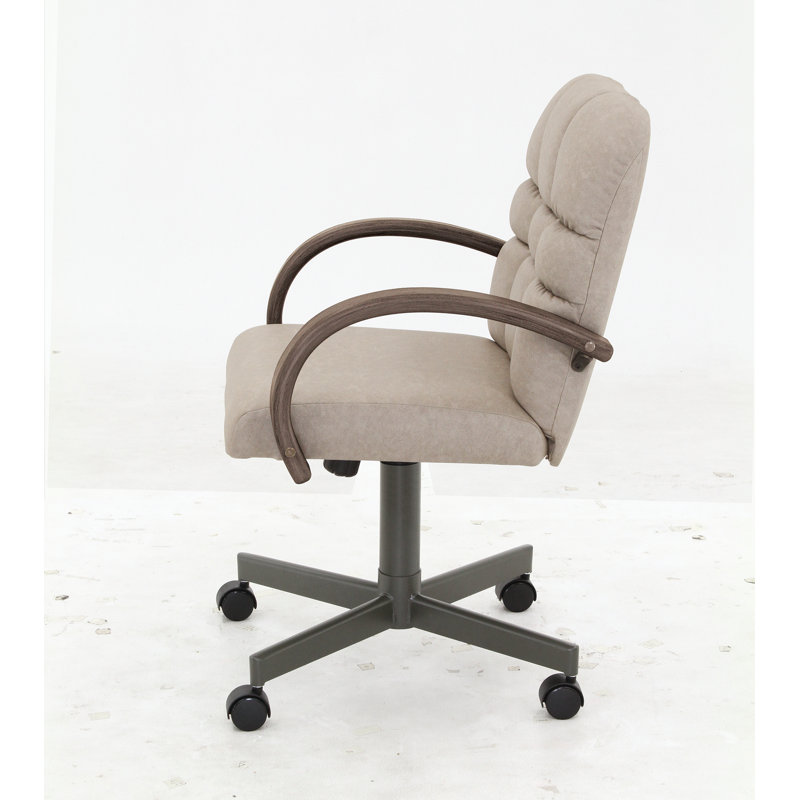 Ebern Designs Henrika Swivel Tilt Upholstered Dining Chair In