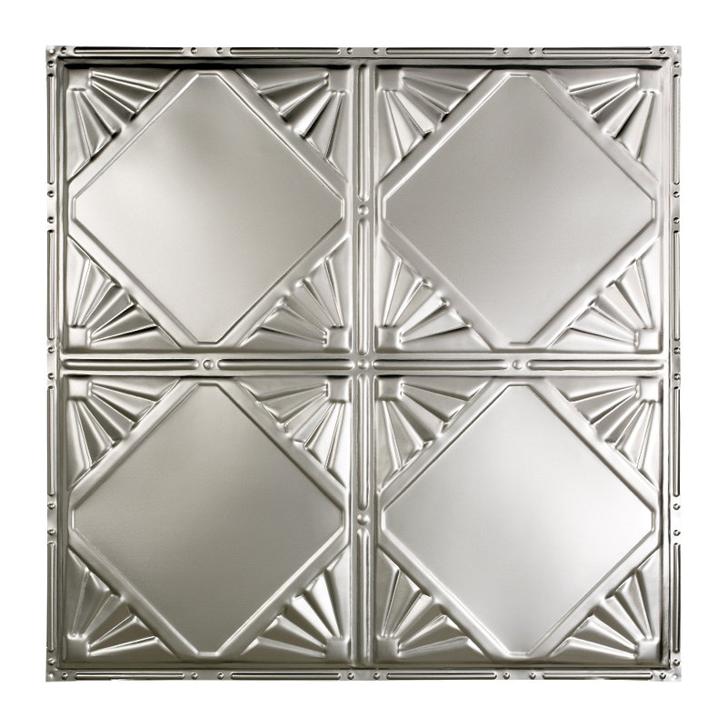 Greatlakestin Erie 2 Ft X Nail Up Ceiling Tile In Clear Erie 2 Ft X Nail Up Ceiling Tile