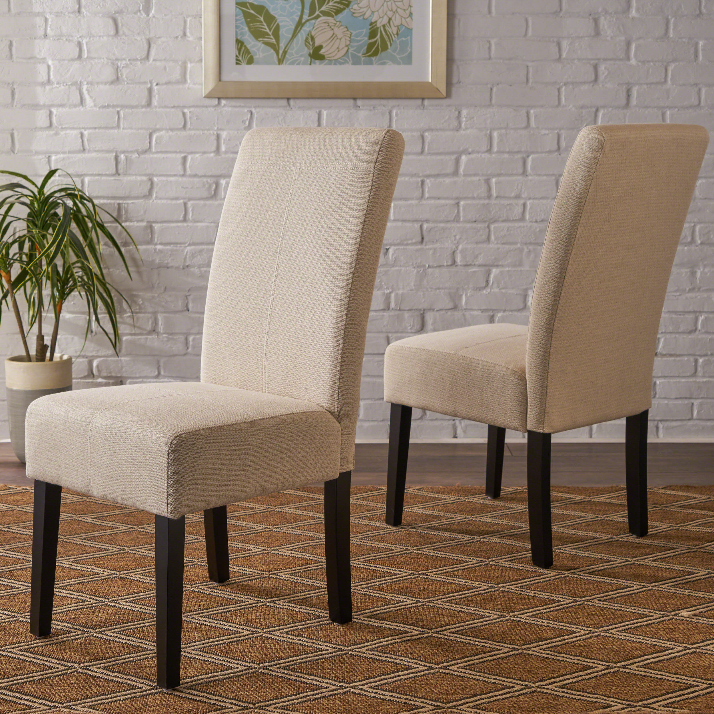 Laude Run Relyea Parsons Upholstered Dining Chair Reviews Relyea Parsons Upholstered Dining Chair