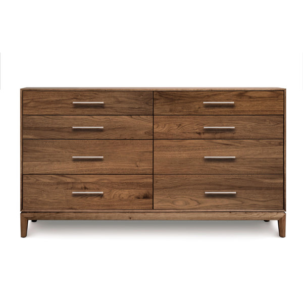 Modern Mansfield 8 Drawer Double Dresser By Copeland Furniture Comparison