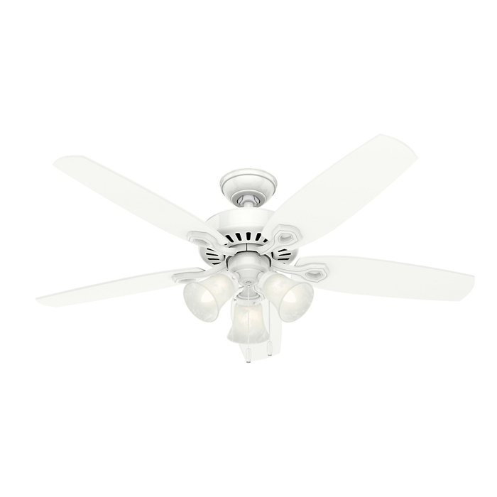 52 Builder Plus 5 Blade Ceiling Fan Light Kit Included