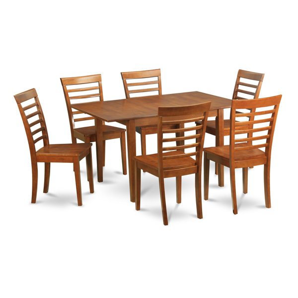Lorelai Solid Wood Dining Set by Alcott Hill Alcott Hill