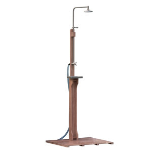 Outdoor Shower Screen Wayfair Hermitage Freestanding Outdoor Shower