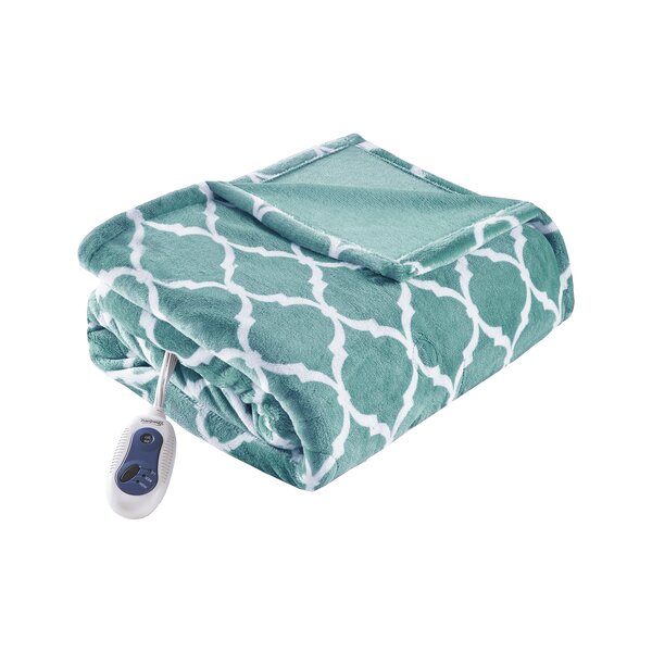 Heated Ogee Oversized Throw by Beautyrest