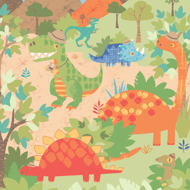Harriet Bee Audrey Kids Dinosaur 232cm X 158cm Wall Mural Reviews Wayfair Co Uk Chicago children's murals, children's room murals, childrens murals, kids murals, nursery murals, dinosaur murals, kids' room murals. audrey kids dinosaur 232cm x 158cm wall mural