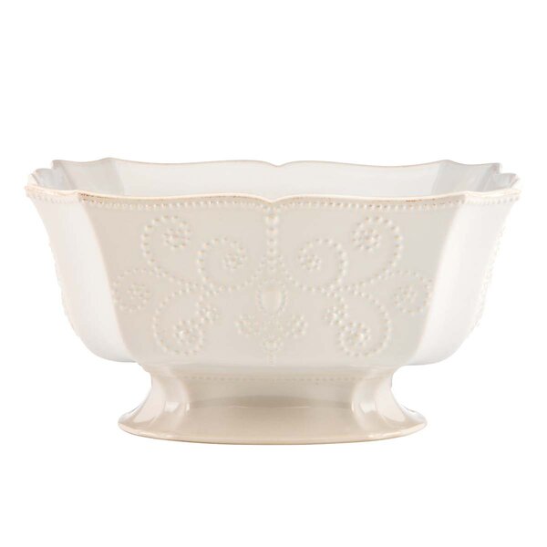 French Perle Footed Centerpiece Serving Bowl by Lenox