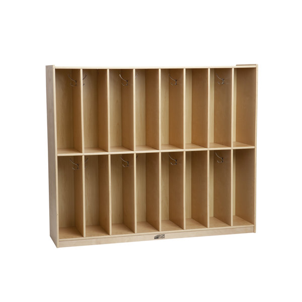 2 Tier 8 Wide Coat Locker by ECR4kids