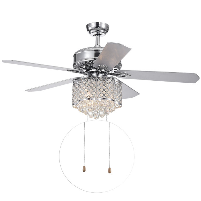 52 Colleton 5 Blade Ceiling Fan Light Kit Included