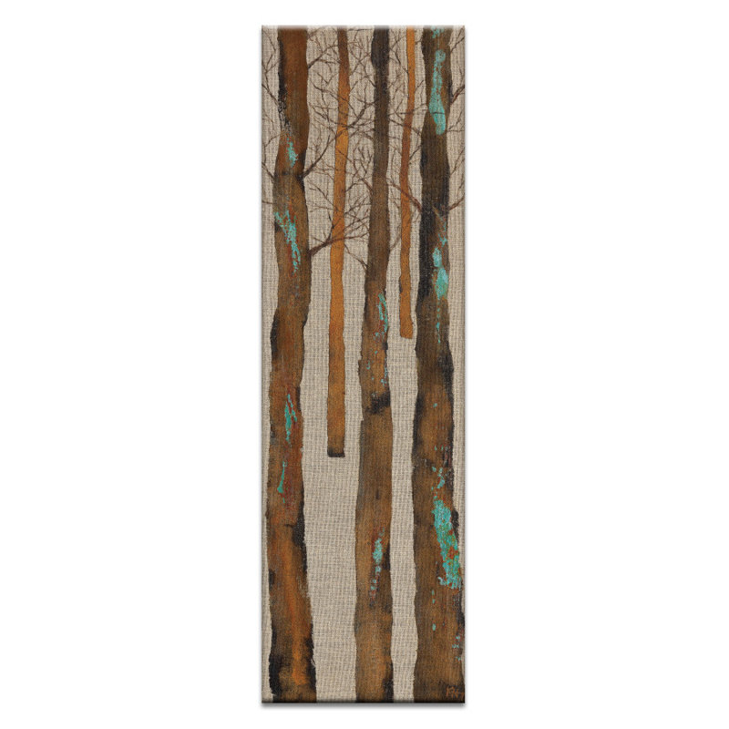 Inbetween the Trees 2 by Karen Hopkins Framed Painting Print on Wrapped Canvas