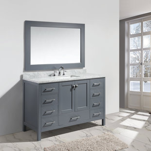 51 55 Bathroom Vanities You Ll Love Wayfair Save Andover Mills Middletown 54 Single Bathroom Vanity