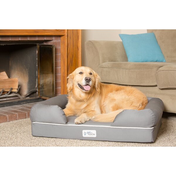 Ultimate Lounge Premium Edition Dog Bed with Solid Memory Foam by PetFusion