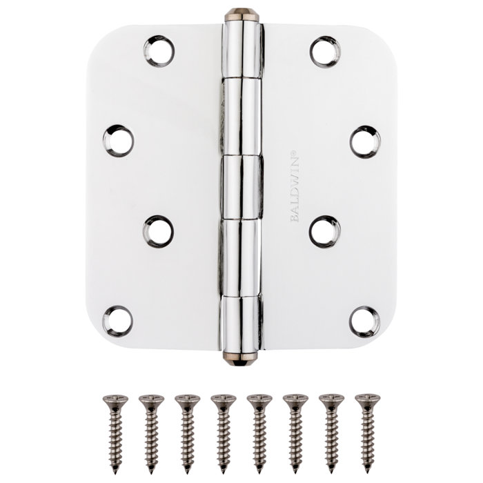 Baldwin Reserve 4 5 8 Radius Brass Hinge
