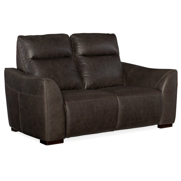 Fresh Athena Leather Reclining Loveseat By Hooker Furniture