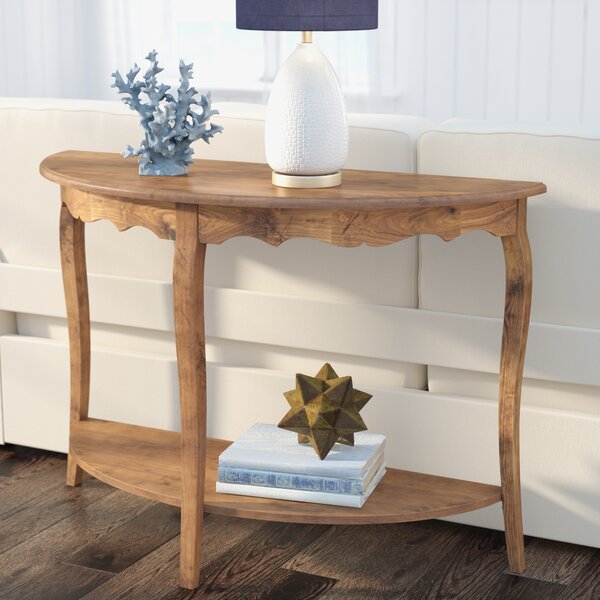 Joanna Solid Wood Console Table By Beachcrest Home