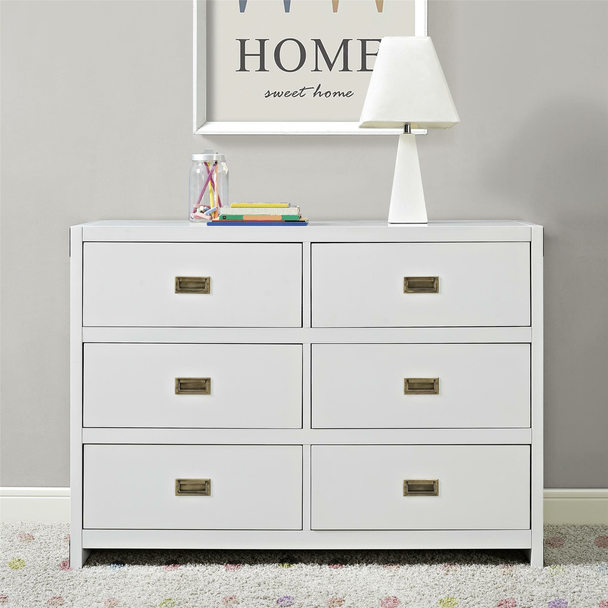 Benbrook 6 Drawer Double Dresser Reviews Birch Lane