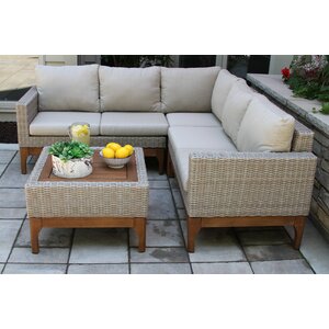 Mallie 2 Piece Sectional Set with Cushions