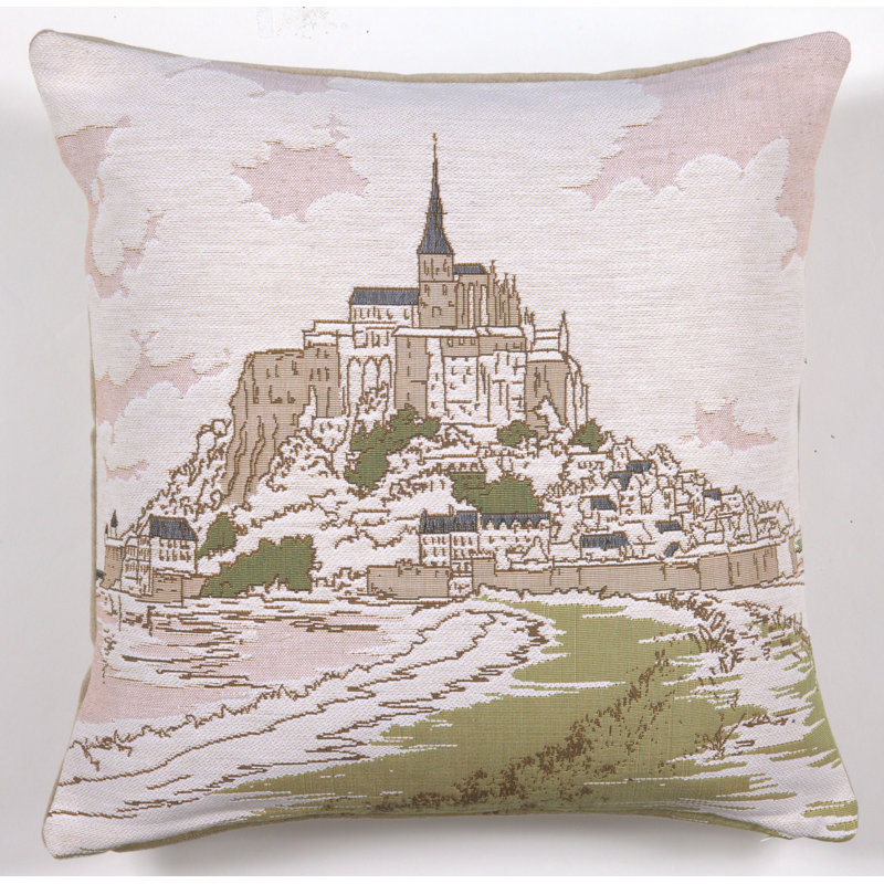 Ophelia Co Chandra Mont Saint Michel 1 European Cotton Throw