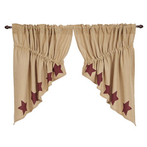 Hingham Prairie Swag Curtain Valence (Set of 2)